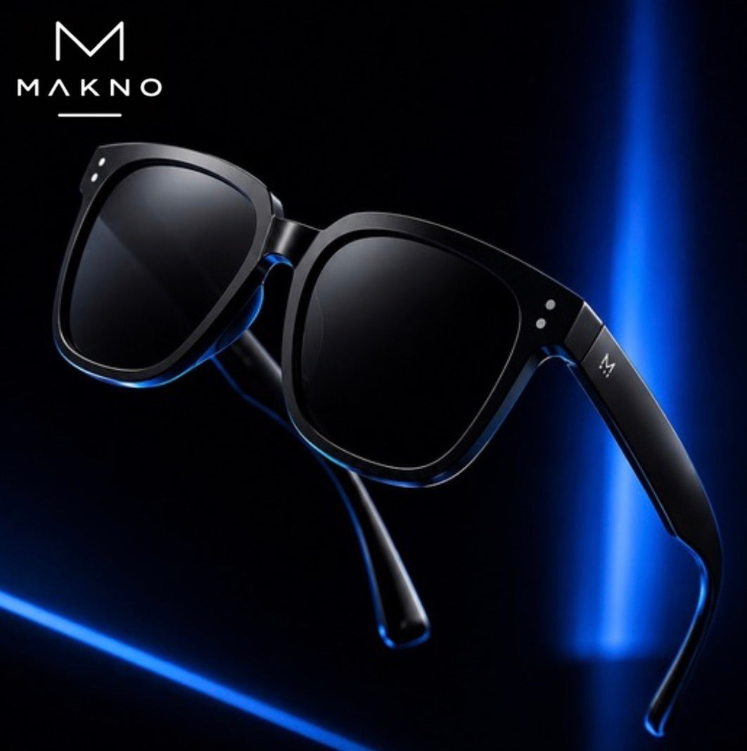 MAKNO NeoVision™ - Gafas inteligentes Bluetooth con audio integrado y control táctil