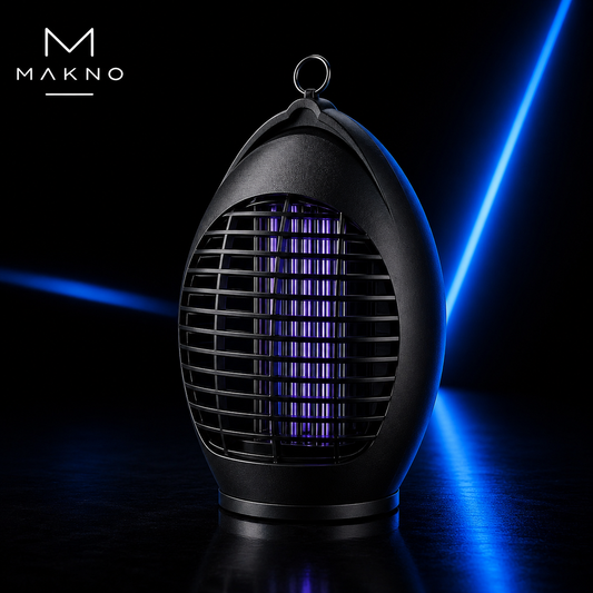 MAKNO MosquitoGuard UV™ – Lámpara Antimosquitos Eléctrica con Luz Ultravioleta y Sistema de Eliminación Automática